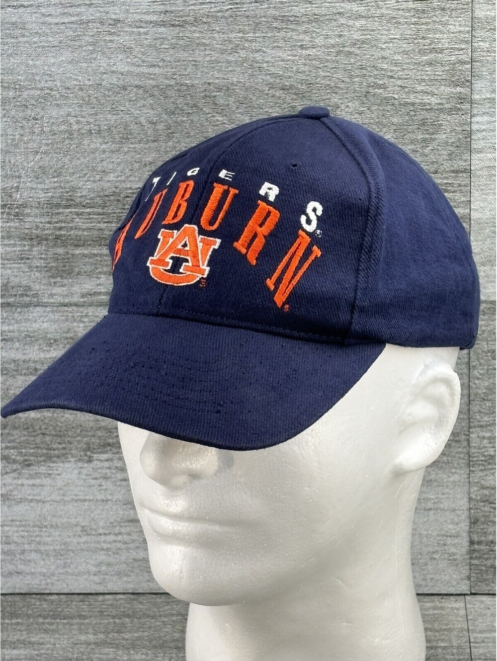 VTG Auburn Tigers Twins Enterprise USA Made Strap Back Dad Hat Cap AU War Eagle